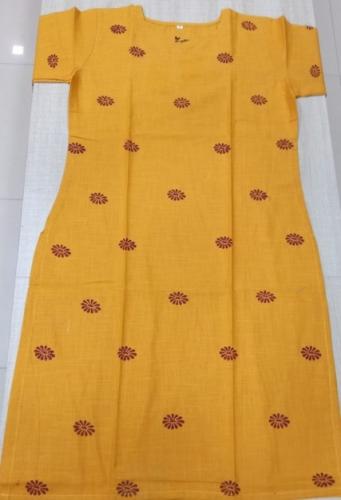 PL COTTON SLUB KURTHIES M SIZE